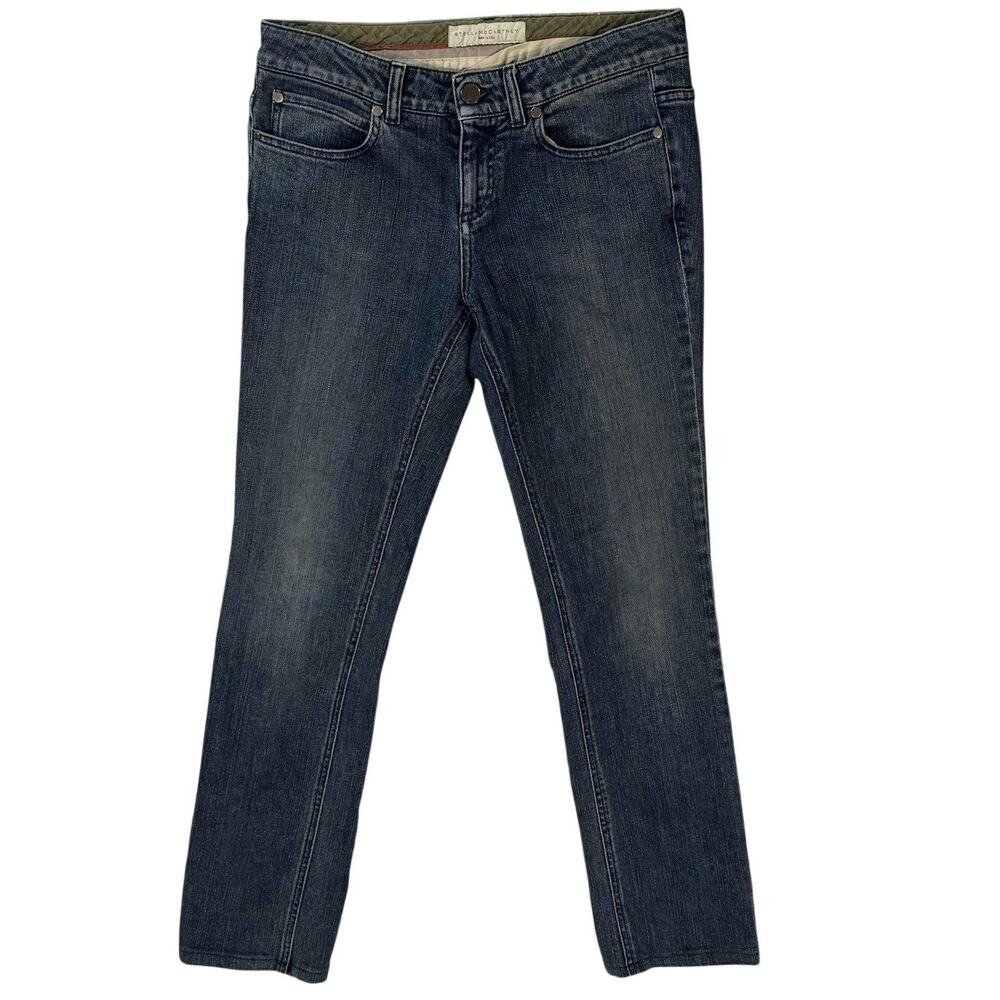 Stella McCartney Slim Straight Jeans Women's 27 Dark Wash Italy